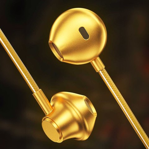 WEKOME YC05 Sakin Series - Słuchawki przewodowe jack 3,5 mm (Złoty) WEKOME YC05 Sakin Series - Słuchawki przewodowe jack 3,5 mm (Złoty)
