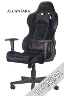 Fotel obrotowy gamingowy DIAVEL ALCANTARA XL