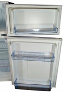 Mała lodówka z zamrażalnikiem 89L 85cm INOX