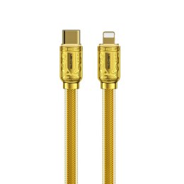 WEKOME WDC-163 Sakin Series - Kabel połączeniowy USB-C do Lightning PD 20W 1 m (Złoty)