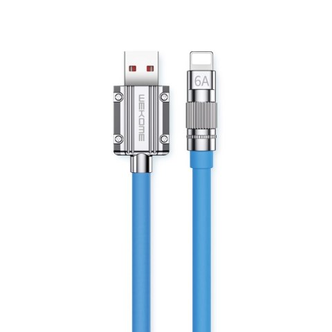 WEKOME WDC-186 Wingle Series - Kabel połączeniowy USB-A do Lightning Fast Charging 1 m (Niebieski)