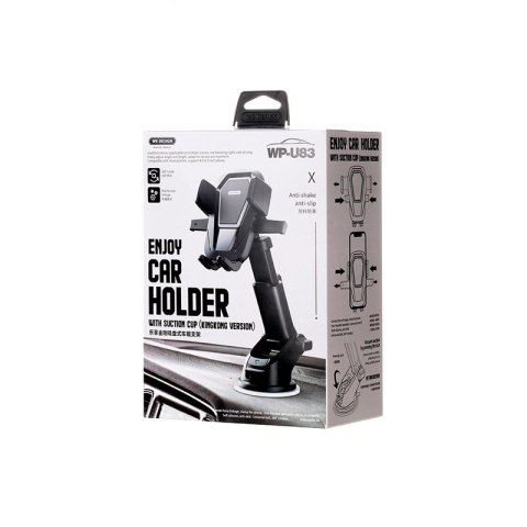 WEKOME WP-U83 King Kong Series - Mechaniczny uchwyt samochodowy do telefonu 4,7"- 6,5" (Czarny) WEKOME WP-U83 King Kong Series - Mechaniczny uchwyt samochodowy do telefonu 4,7"- 6,5" (Czarny)