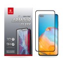 Crong 3D Armour Glass - Szkło hartowane 9H na cały ekran Huawei P40 + ramka instalacyjna