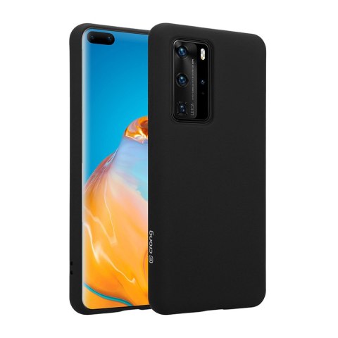 Crong Color Cover - Etui Huawei P40 Pro (czarny) Crong Color Cover - Etui Huawei P40 Pro (czarny)