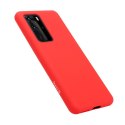 Crong Color Cover - Etui Huawei P40 Pro (czerwony)