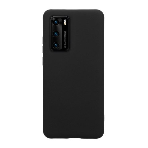 Crong Color Cover - Etui Huawei P40 (czarny) Crong Color Cover - Etui Huawei P40 (czarny)