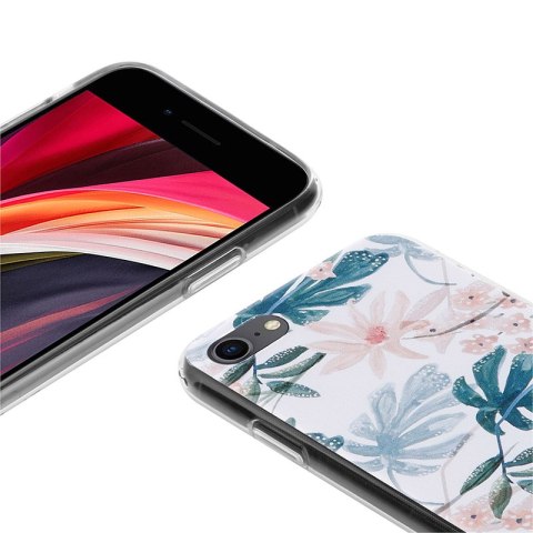 Crong Flower Case - Etui iPhone SE 2020 / 8 / 7 (wzór 01) Crong Flower Case - Etui iPhone SE 2020 / 8 / 7 (wzór 01)