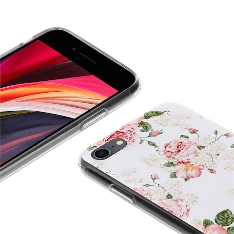 Crong Flower Case - Etui iPhone SE 2020 / 8 / 7 (wzór 02) Crong Flower Case - Etui iPhone SE 2020 / 8 / 7 (wzór 02)