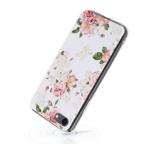 Crong Flower Case - Etui iPhone SE 2020 / 8 / 7 (wzór 02) Crong Flower Case - Etui iPhone SE 2020 / 8 / 7 (wzór 02)