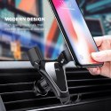 Crong Gravity Auto-Clip Car Holder - Uchwyt samochodowy grawitacyjny do telefonu 4,7"- 6,5" (czarny)