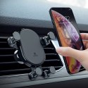 Crong Gravity Auto-Lock Car Holder - Uchwyt samochodowy grawitacyjny do telefonu 4,7"-6,5" (czarny)