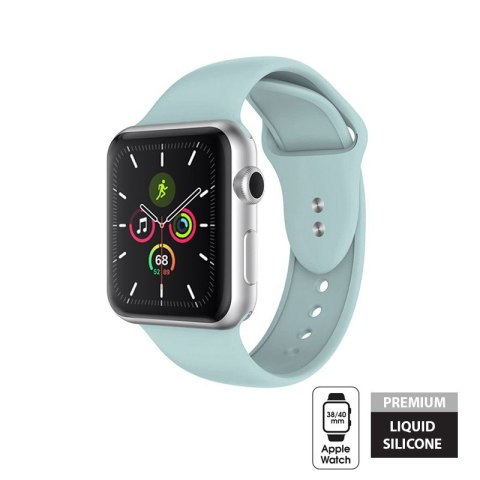 Crong Liquid - Pasek do Apple Watch 38/40 mm (miętowy)