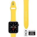 Crong Liquid - Pasek do Apple Watch 38/40 mm (żółty)