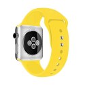 Crong Liquid - Pasek do Apple Watch 38/40 mm (żółty)