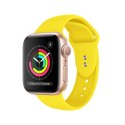 Crong Liquid - Pasek do Apple Watch 38/40 mm (żółty)