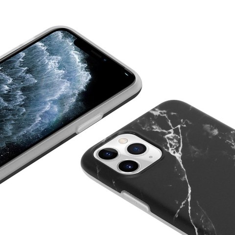 Crong Marble Case - Etui iPhone 11 Pro (czarny) Crong Marble Case - Etui iPhone 11 Pro (czarny)