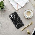 Crong Marble Case - Etui iPhone 11 Pro (czarny)