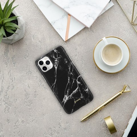 Crong Marble Case - Etui iPhone 11 Pro (czarny) Crong Marble Case - Etui iPhone 11 Pro (czarny)