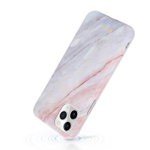 Crong Marble Case - Etui iPhone 11 Pro (różowy) Crong Marble Case - Etui iPhone 11 Pro (różowy)