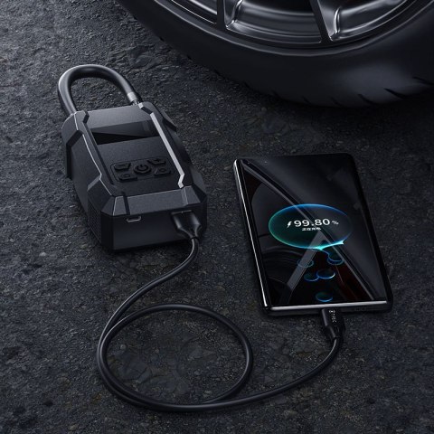 WEKOME Pi801 - Przenośna elektryczna pompka samochodowa + Power Bank 2000 mAh (Czarny) WEKOME Pi801 - Przenośna elektryczna pompka samochodowa + Power Bank 2000 mAh (Czarny)