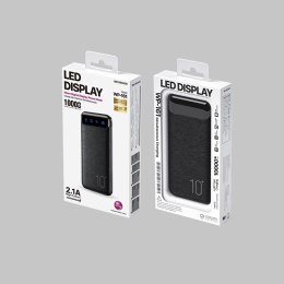 WEKOME WP-161 - Power bank 10000 mAh Super Charging 2xUSB-A LED (Czarny)