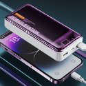 WEKOME WP-353 Vanguard Series - Power bank 10000 mAh PD 20W + QC 22.5W (Fioletowy / Przezroczysty)