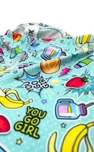 LEGGINSY KRÓTKIE YOU GO GIRL KIDS LEGGINSY KRÓTKIE YOU GO GIRL KIDS