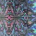LEGGINSY krótkie NEON SPLASH