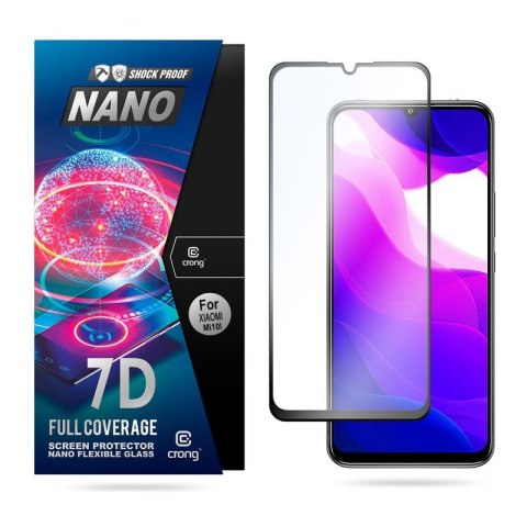 Crong 7D Nano Flexible Glass - Szkło hybrydowe 9H na cały ekran Xiaomi Mi 10 Lite Crong 7D Nano Flexible Glass - Szkło hybrydowe 9H na cały ekran Xiaomi Mi 10 Lite