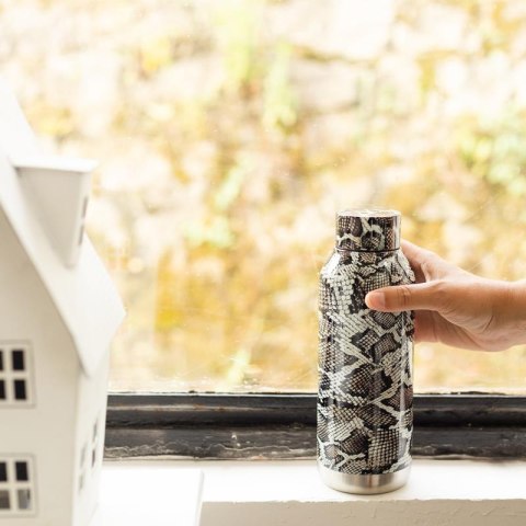 Quokka Solid - Butelka termiczna ze stali nierdzewnej 510 ml (Snake Print) Quokka Solid - Butelka termiczna ze stali nierdzewnej 510 ml (Snake Print)