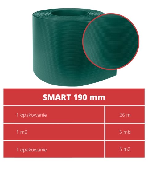 Taśma ogrodzeniowa 26mb Thermoplast® SMART 190mm ZIELONA Taśma ogrodzeniowa 26mb Thermoplast® SMART 190mm ZIELONA