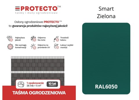 Taśma ogrodzeniowa 26mb Thermoplast® SMART 190mm ZIELONA Taśma ogrodzeniowa 26mb Thermoplast® SMART 190mm ZIELONA