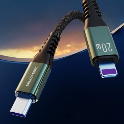WEKOME WDC-170 Raython Series - Kabel połączeniowy 3w1 USB-A do USB-C + Lightning + Micro USB Fast Charging PD 1.2 m (Srebrny) WEKOME WDC-170 Raython Series - Kabel połączeniowy 3w1 USB-A do USB-C + Lightning + Micro USB Fast Charging PD 1.2 m (Srebrny)