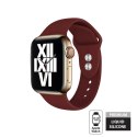 Crong Liquid - Pasek do Apple Watch 38/40 mm (bordowy)