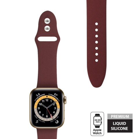 Crong Liquid - Pasek do Apple Watch 38/40 mm (bordowy) Crong Liquid - Pasek do Apple Watch 38/40 mm (bordowy)