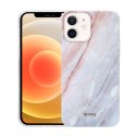 Crong Marble Case - Etui iPhone 12 Mini (różowy)