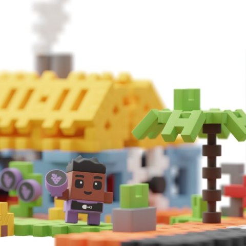 Mini City Waffle blocks House 148 el. Mini City Waffle blocks House 148 el.