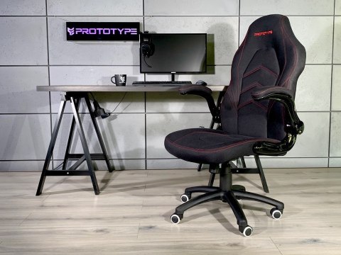 Fotel obrotowy do biurka HYPER GREY FABRIC Fotel obrotowy do biurka HYPER GREY FABRIC