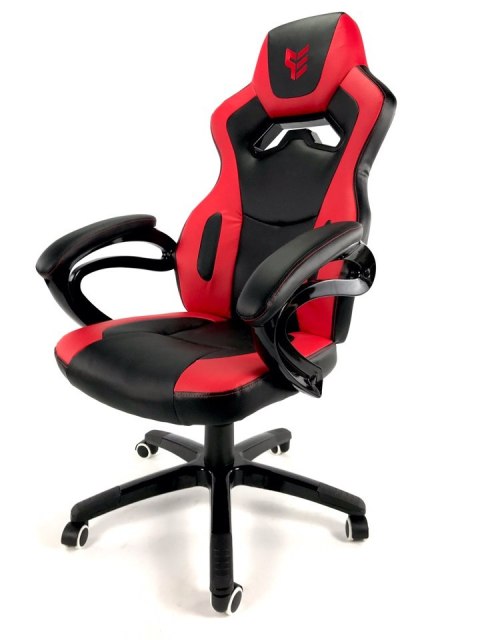 Fotel obrotowy do biurka REVENTON RED PU
