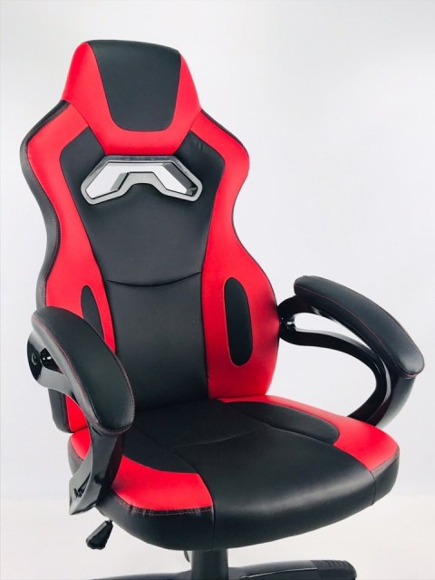 Fotel obrotowy do biurka REVENTON RED PU Fotel obrotowy do biurka REVENTON RED PU