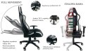 Fotel obrotowy gamingowy GTS RED PRO-XL
