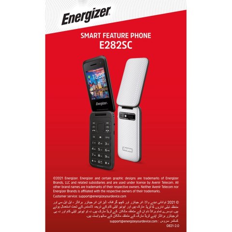 Energizer E282SC - Telefon 512MB RAM 4GB 2,8" 4G Dual Sim EU (Srebrny) Energizer E282SC - Telefon 512MB RAM 4GB 2,8" 4G Dual Sim EU (Srebrny)