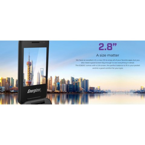Energizer E282SC - Telefon 512MB RAM 4GB 2,8" 4G Dual Sim EU (Srebrny) Energizer E282SC - Telefon 512MB RAM 4GB 2,8" 4G Dual Sim EU (Srebrny)