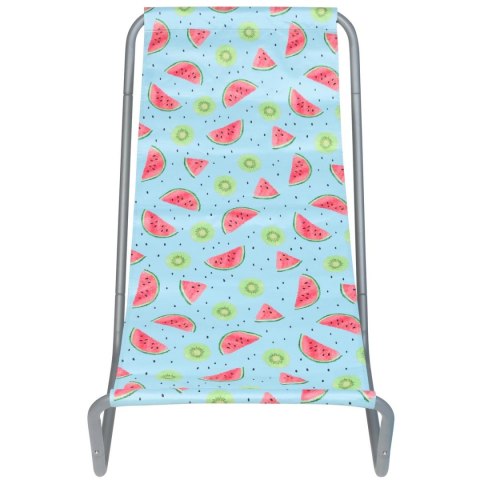 Leżak ogrodowo plażowy składany z torbą fruit melon Leżak ogrodowo plażowy składany z torbą fruit melon