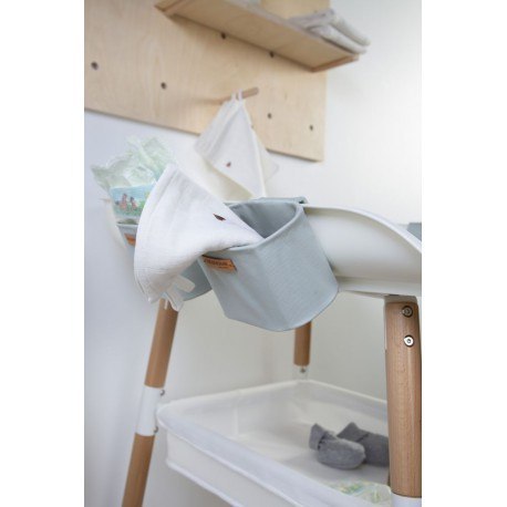 Childhome podwieszane pojemniki uniwersalne - zestaw 3 szt. light grey Childhome podwieszane pojemniki uniwersalne - zestaw 3 szt. light grey