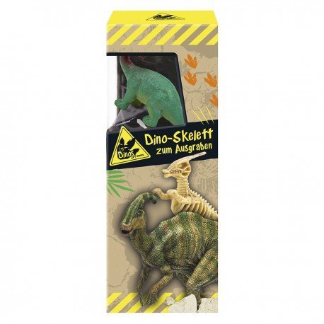 Wykopaliska, szkielet oraz figurka dinozaura, zestaw naukowy Wykopaliska, szkielet oraz figurka dinozaura, zestaw naukowy