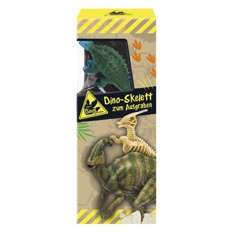 Wykopaliska, szkielet oraz figurka dinozaura, zestaw naukowy Wykopaliska, szkielet oraz figurka dinozaura, zestaw naukowy