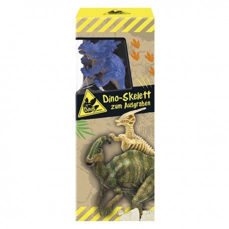 Wykopaliska, szkielet oraz figurka dinozaura, zestaw naukowy Wykopaliska, szkielet oraz figurka dinozaura, zestaw naukowy