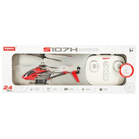 Helikopter RC SYMA S107H 2.4GHz RTF czerwony Helikopter RC SYMA S107H 2.4GHz RTF czerwony