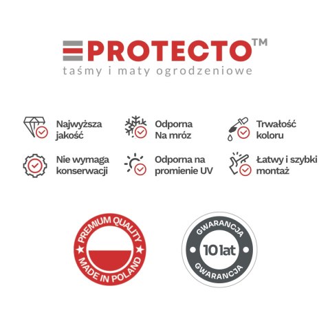 Taśma ogrodzeniowa 26mb Thermoplast® SMART 190mm ZIELONA Taśma ogrodzeniowa 26mb Thermoplast® SMART 190mm ZIELONA